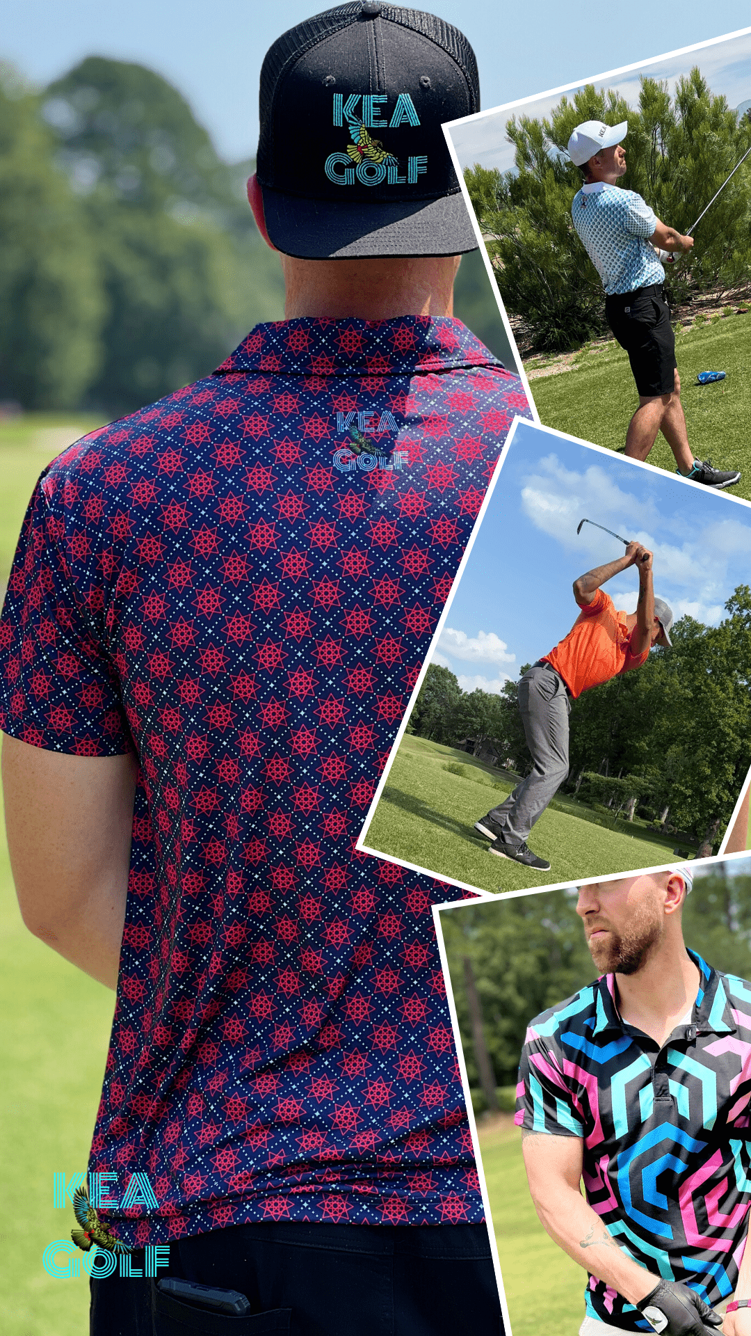 Top Ten Best Golf Shirt Brands 2023. KEA Golf Apparel seen here
