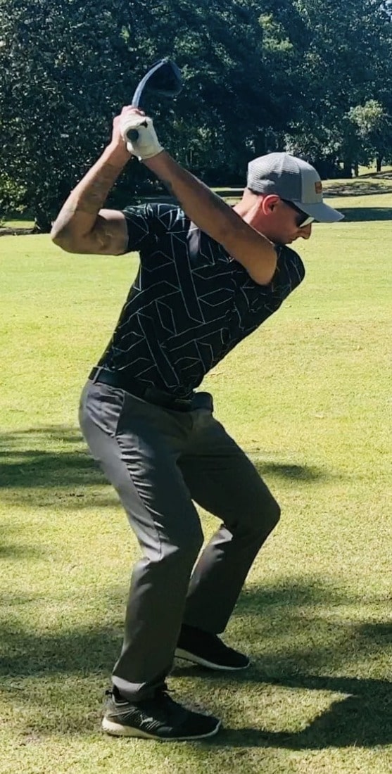 KEA Golf Men's Athletic Fit Golf Shirt "Shadow Geometric". black golf shirt. cheap golf shirts. black golf polo