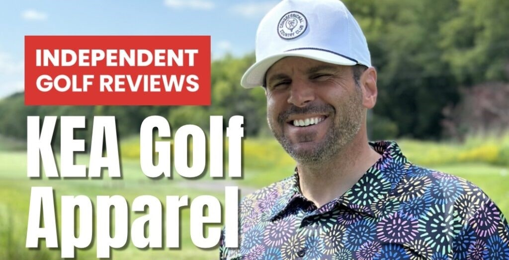 Independent Golf Review of KEA Golf Apparel. Showing Dandelion Drive Golf Top