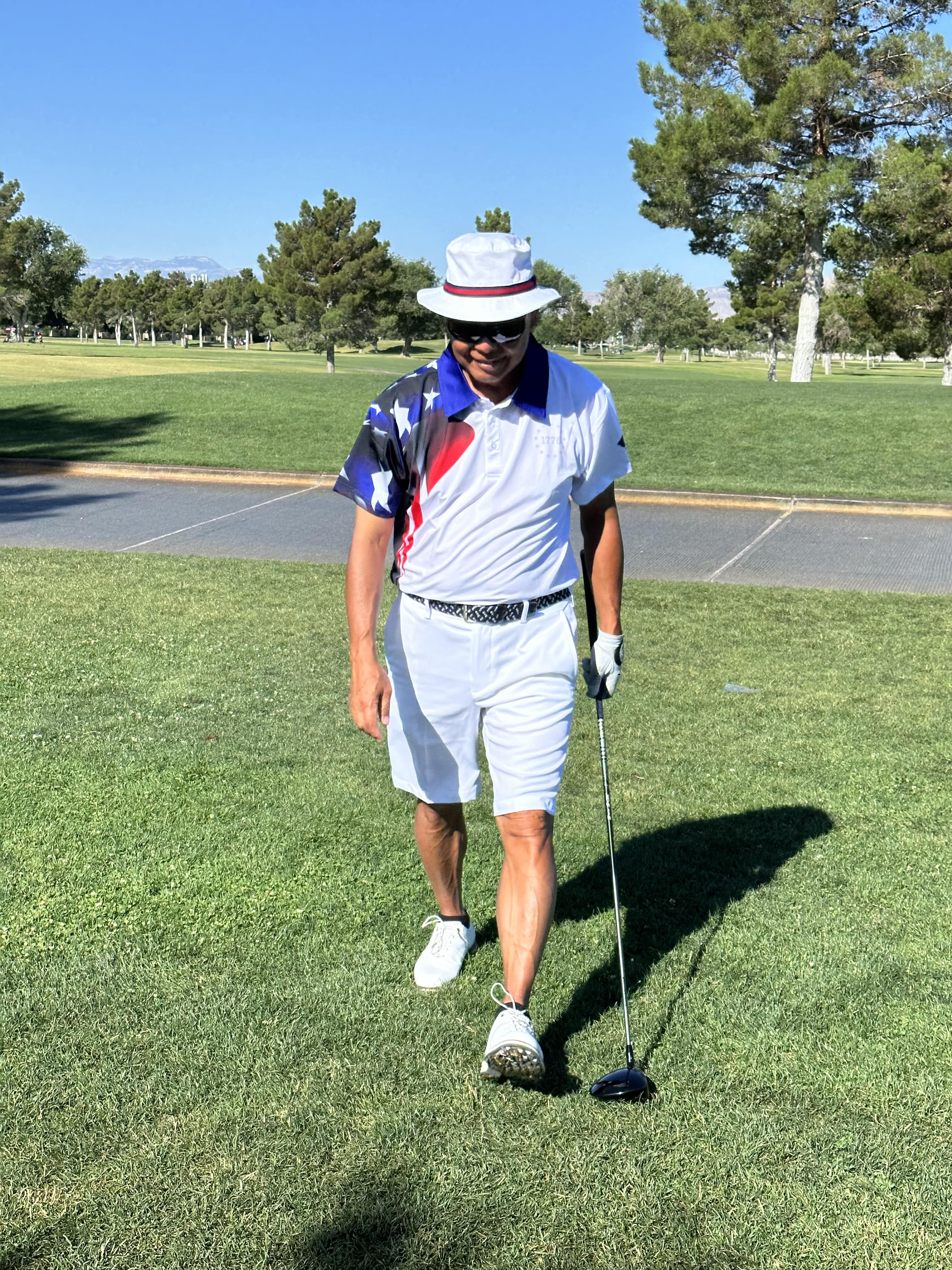 KEA Golf Men's Golf Shirt "Carolina Liberty" size shown medium